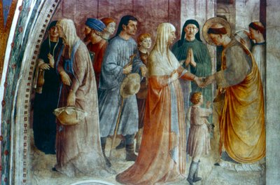 聖ステパノの施し物、15世紀半ば 作： Fra Angelico