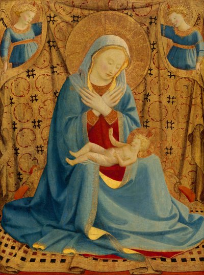 謙遜のマドンナ、c。 1430年。 作： Fra Angelico