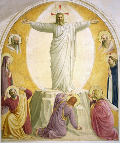 イエスの変容-フィエソール出身のアンジェリコ、フラ・ジョバンニ 作： Fra Angelico