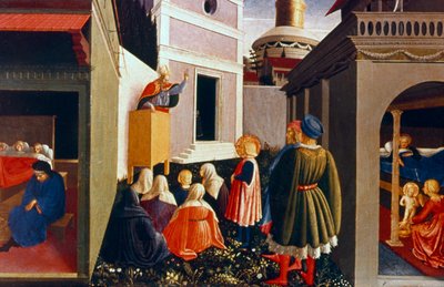 聖ニコラスの職業、1437 作： Fra Angelico