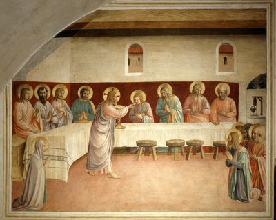 聖人の聖体拝領 作： Fra Angelico