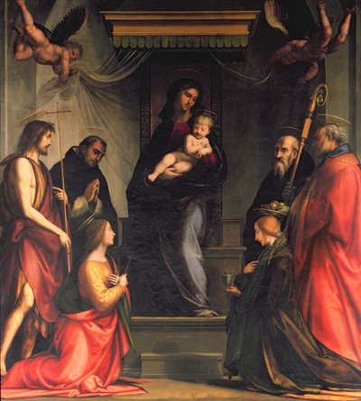 マドンナと聖人の子供 作： Fra Bartolommeo