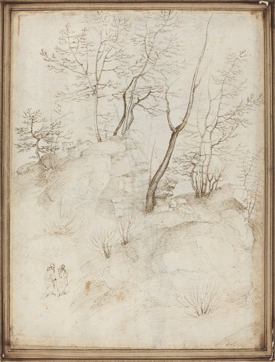 丘の中腹の二人の修道士 [直訳] 作： Fra Bartolommeo
