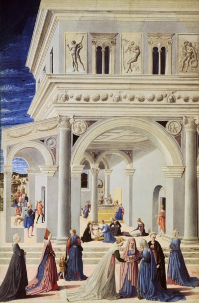 聖母の誕生、1467 作： Fra Carnevale