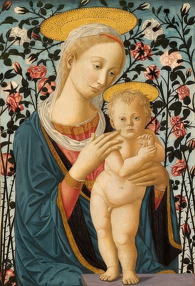 マドンナと子供。 1470年頃 作： Fra Filippo Lippi
