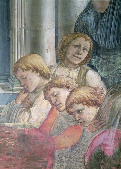 聖ステファンの聖遺物祭典の詳細、1452-66フレスコ画も参照63780および63782 作： Fra Filippo Lippi