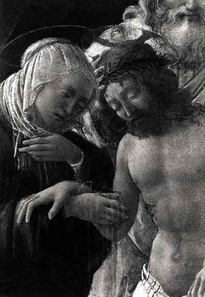 墓、聖母とキリストの詳細 作： Fra Filippo Lippi