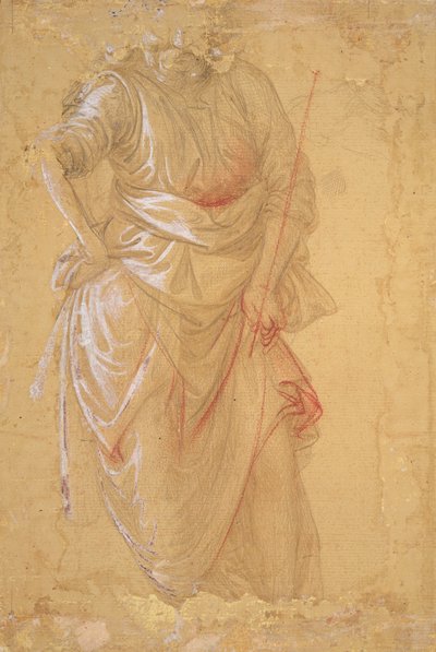 ヘロデの饗宴の「執事」（プラート大聖堂のフレスコ画）（絵） 作： Fra Filippo Lippi