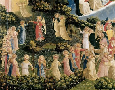 最後の審判」詳細、1432年頃。 作： Fra Giovanni Angelico da Fiesole