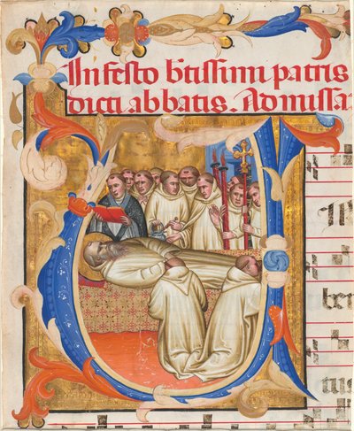 聖ベネディクトの死 作： Fra Gregorio Mutii da Montalcino