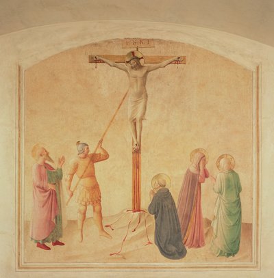 はりつけ、ランスホルダー、c.1438-45 作： Fra Angelico