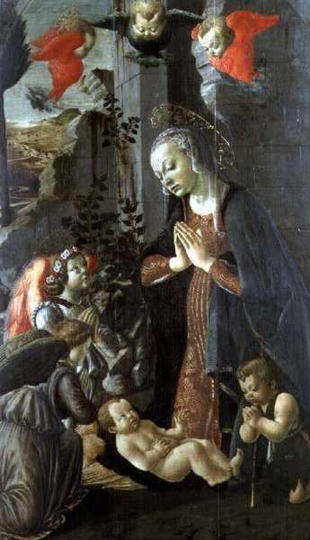 聖母子像（パネル 作： Fra da Pistoia Paolino