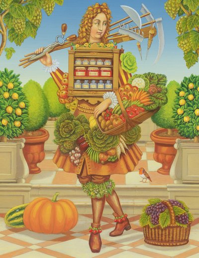 キッチンガーデナー、2001 作： Frances Broomfield
