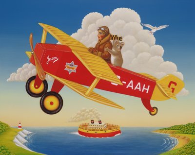ワンダフルエイミー、1998年（パネルにオイルとテンペラ） 作： Frances Broomfield