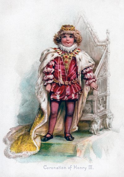 ヘンリー3世の戴冠式、1897年。 作： Frances Brundage