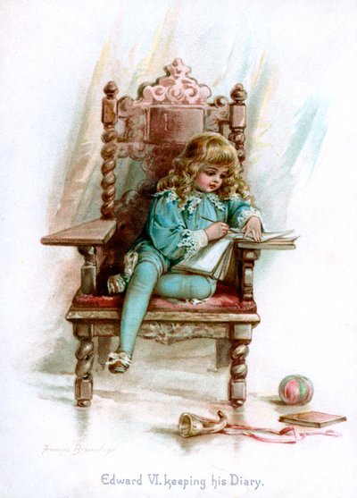 エドワード6世、1897年に日記をつけた。 作： Frances Brundage