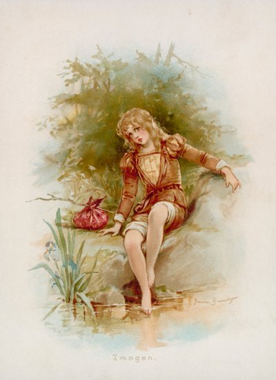 シェイクスピアのシンベリンのイモーゲン 作： Frances Brundage