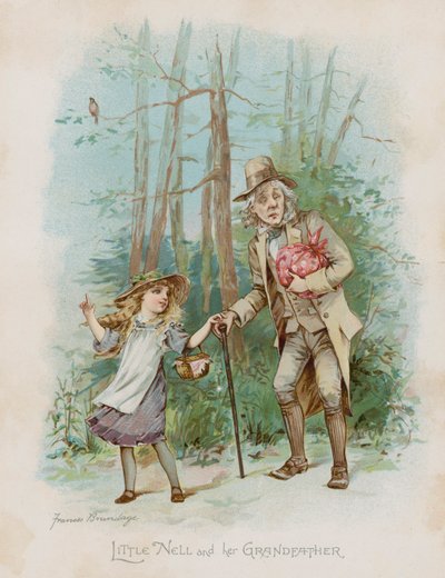 リトル・ネルとおじいさん（クロモリト 作： Frances Brundage