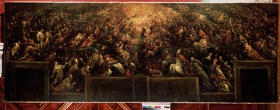""Le Paradis" (La resurrection des Justes) (Resurrection of the Righteous (Heaven)) フランチェスコ・バッサーノ (Francesco da Ponte) 作 (1549-1592) 1582-1585 Dim. 127x351 cm エルミタージュ美術館、サンクトペテルブルク (サンクトペテルブルク) ) 作： Francesco Bassano