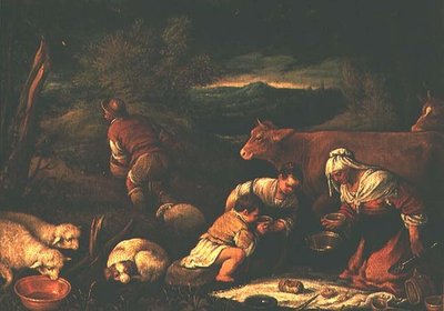 パストラルシーン 作： Francesco Bassano
