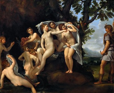 ダイアナとアクテオン」1617年頃 作： Francesco Albani