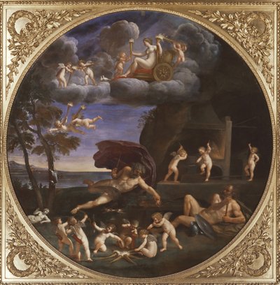 Element of Fire、1625-28 作： Francesco Albani