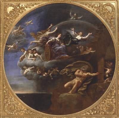 空気の要素、1625-28 作： Francesco Albani
