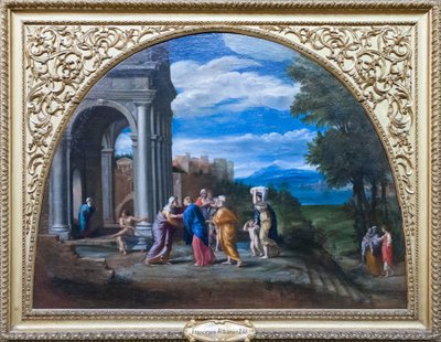 訪問のある風景 作： Francesco Albani