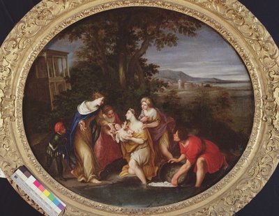 溺死から救われたモーセ 作： Francesco Albani