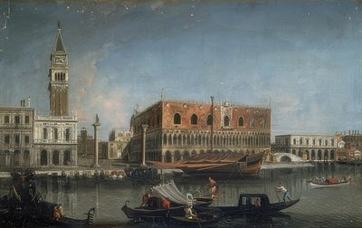 ドゥカーレ宮殿。 Ca 1735-1740 作： Francesco Albotto
