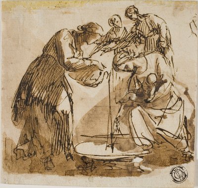 聖母の誕生 作： Francesco Allegrini