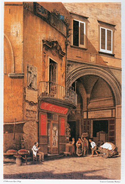 イタリア、ナポリ、ポルト通りの座席 作： Francesco Aversano