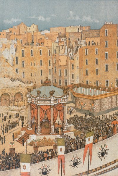 ナポリのポルト広場（ポートスクエア）の改修 作： Francesco Aversano