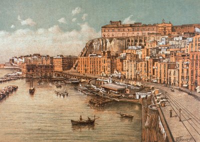 ナポリのセントルシア地区 作： Francesco Aversano