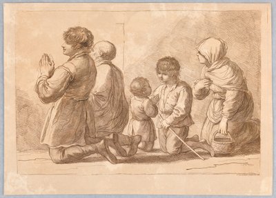家族の祈り 作： Francesco Bartolozzi