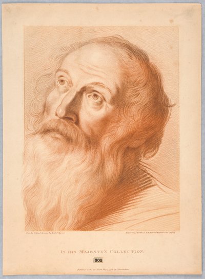 老人の頭 作： Francesco Bartolozzi