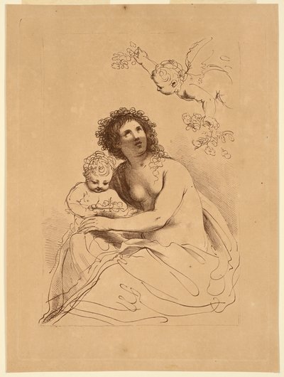 フローラと男の子 作： Francesco Bartolozzi