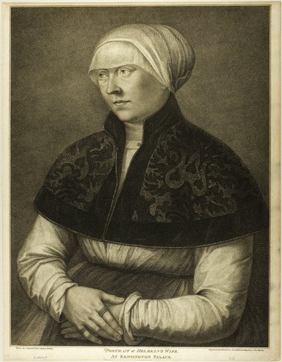 ホルベインの妻 作： Francesco Bartolozzi