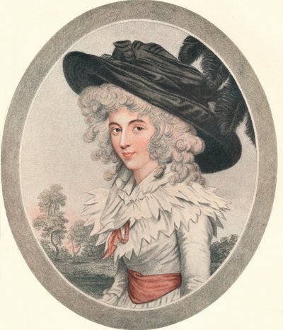 レディダンカノン、c1788、1902 作： Francesco Bartolozzi