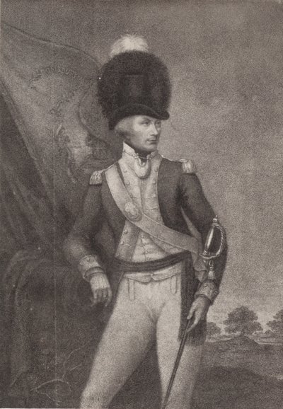Lieut.-Colonel Cox、ブルームズベリーボランティア、18世紀、1909年 作： Francesco Bartolozzi