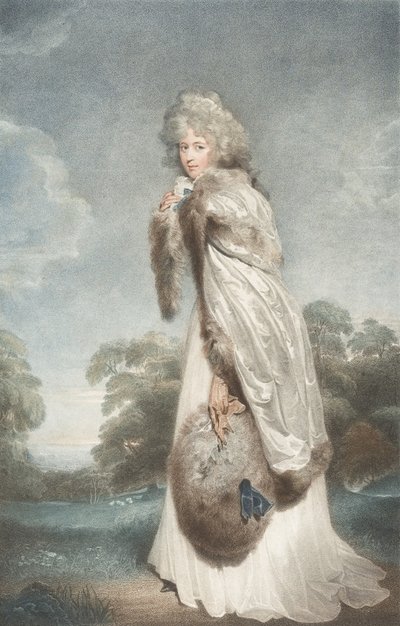 ミス エリザベス ファレン、ダービー伯爵夫人、1792 年、1792 年。 作： Francesco Bartolozzi