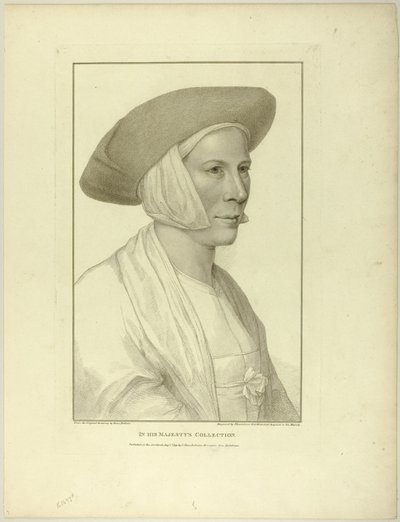農民の女性の肖像 作： Francesco Bartolozzi