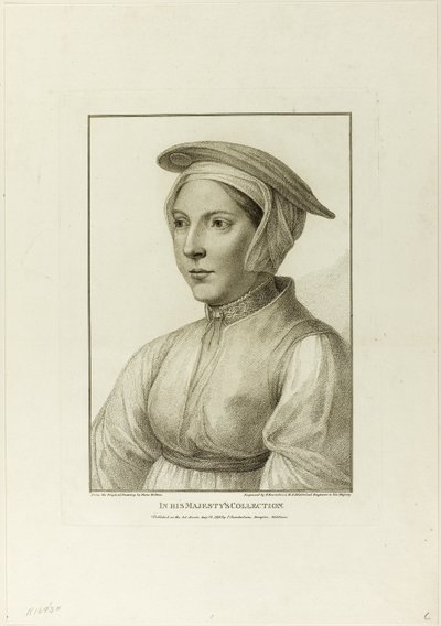 若い女性の肖像 作： Francesco Bartolozzi