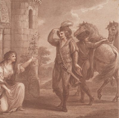 エドマンド王子、姓はアイアンサイドとアルギサ、1786年。 作： Francesco Bartolozzi