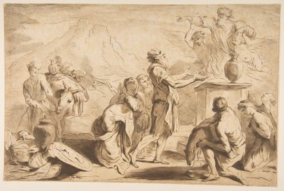 ノアの犠牲、1765年。 作： Francesco Bartolozzi