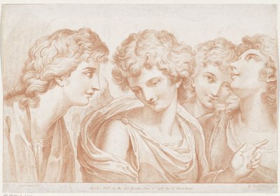 四人の天使 Ciprianis Principles of Drawing (シリーズタイトル) キプリアニスの素描（連載タイトル） 作： Francesco Bartolozzi