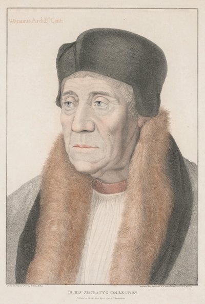 カンタベリーのワラムスアーチ司教、1795年。 作： Francesco Bartolozzi