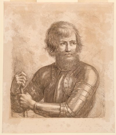 棍棒を持つ戦士 作： Francesco Bartolozzi
