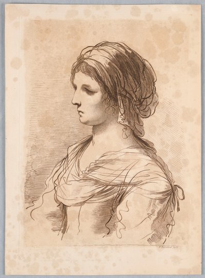 ターバンの女 作： Francesco Bartolozzi
