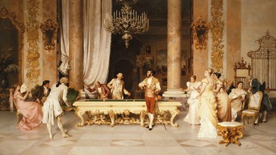ビリヤードのゲーム 作： Francesco Beda
